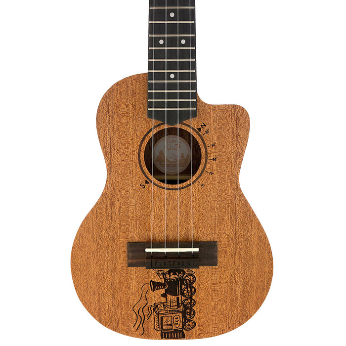 TODO "The Journey" Mahagoni Solid Top Konzert-Ukulele Decke