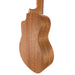 TODO "The Journey" Mahagoni Solid Top Konzert-Ukulele hinten rechts