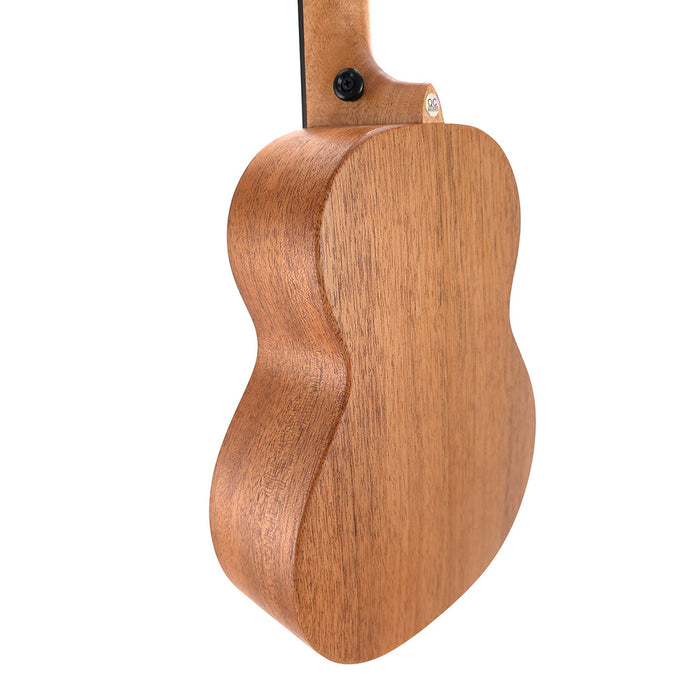 TODO "Hula Girl" Mahagoni Konzert-Ukulele Korpus hinten links