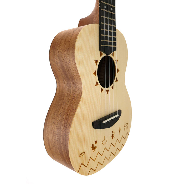 TODO "The Nile" Fichte Konzert-Ukulele