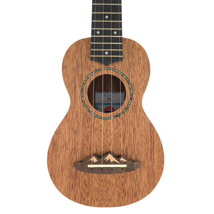 TODO "Mount Fuji" Mahagoni Sopran-Ukulele