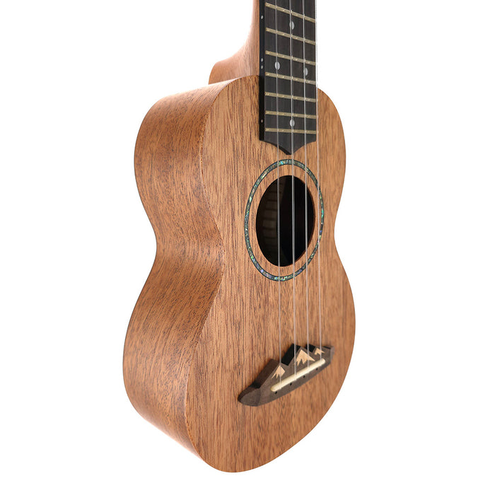 TODO "Mount Fuji" Mahagoni Sopran-Ukulele