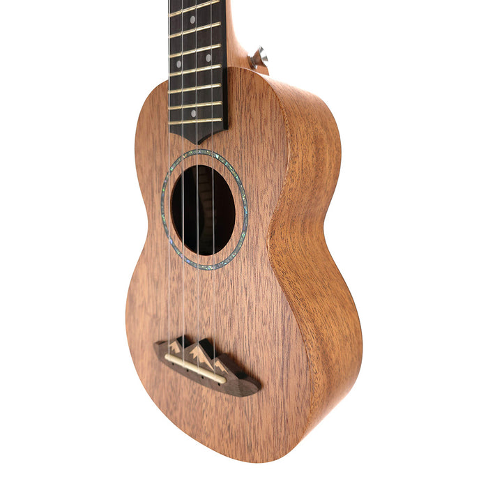 TODO "Mount Fuji" Mahagoni Sopran-Ukulele