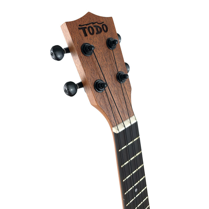 TODO "Love" Mahagoni Sopran-Longneck Ukulele Kopfplatte