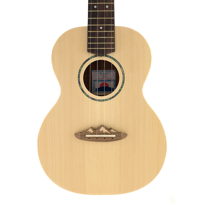 TODO "Mount Fuji" Fichte Tenor-Ukulele  Decke
