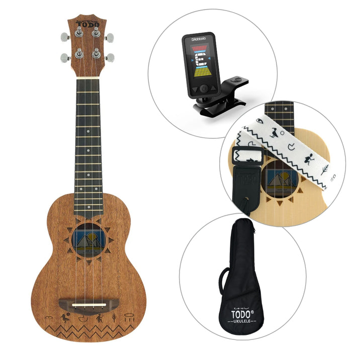 TODO "The Nile" Sopran-Ukulele Einsteigerset