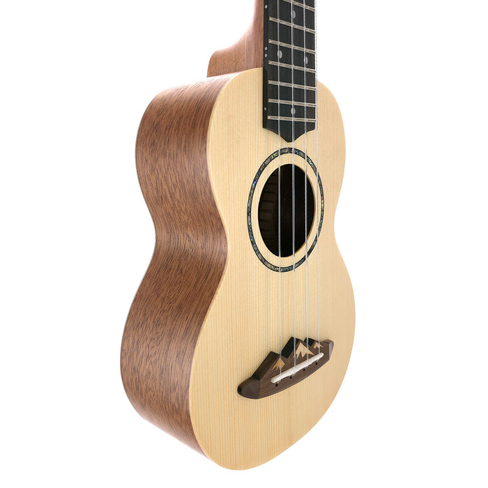 TODO "Mount Fuji" Fichte Sopran-Ukulele links