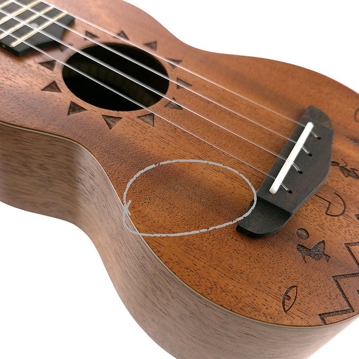 TODO "The Nile" Mahagoni Sopran-Ukulele B-Ware
