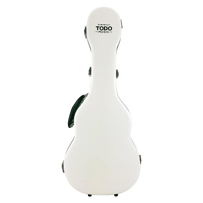 TODO Fiberglass Koffer für Ukulele Weiß Vorderseite