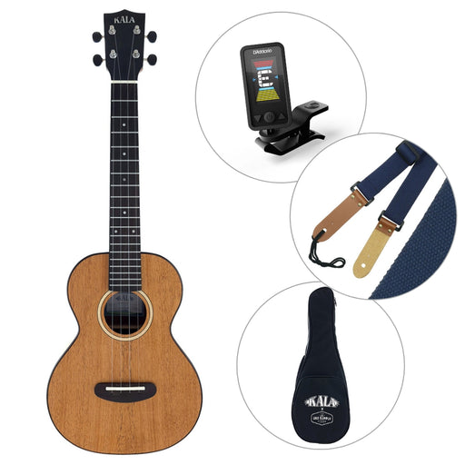 Kala x Uke Supply Tenor Ukulele Bundle Blau