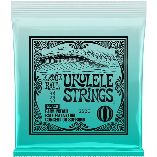 Ernie Ball Ukulele Strings Soprano/Concert Black