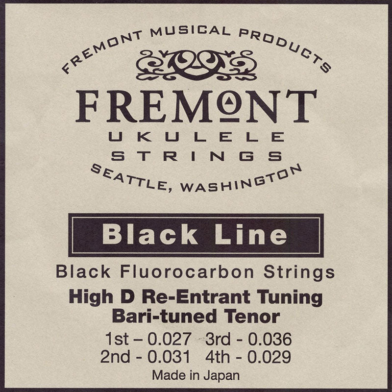 Fremont Ukulele Strings HighD Reentrant Barituned Tenor — Uke Supply