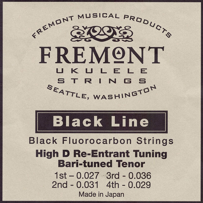 Fremont Ukulele Strings High-D Re-entrant Bari-tuned Tenor (STR-FTD)