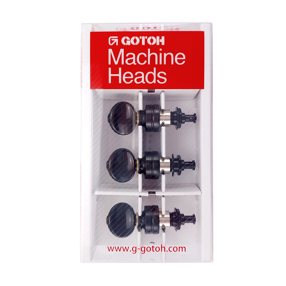 Gotoh UPTL (Long) Ukulele Planetary Tuner Schwarz | Uke Supply