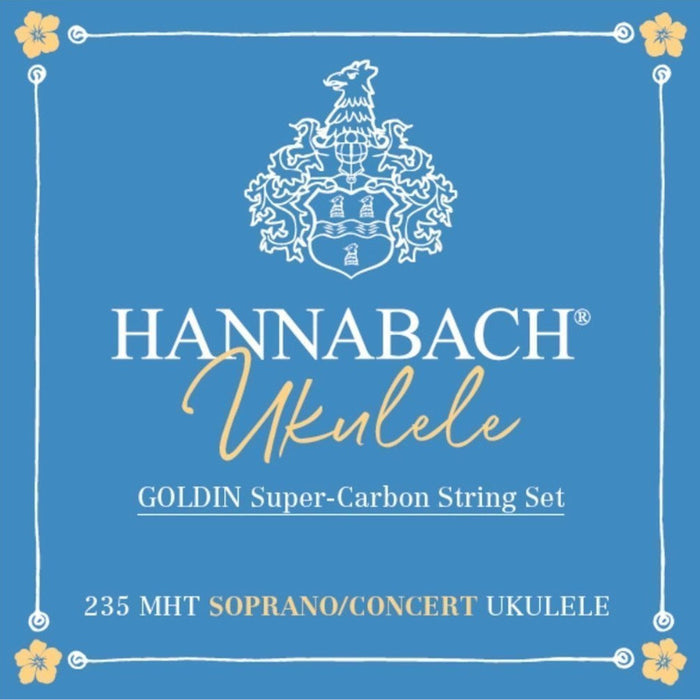 Hannabach Ukulele Saiten Sopran/Concert Goldin (235MHT)