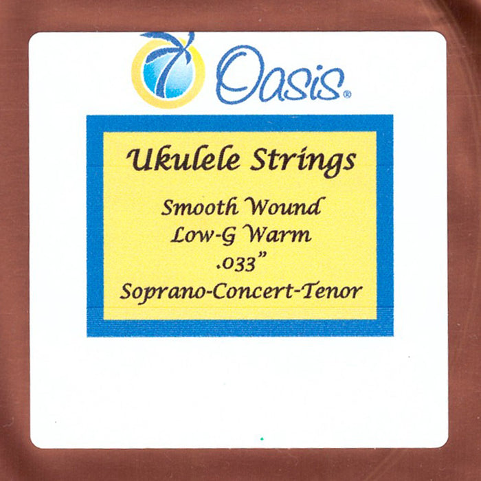 Oasis Smooth Wound Low-G Saite Warm (UKE-4SW)