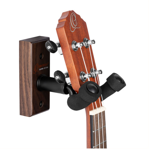 Ortega Wandhalter für Ukulele Dunkelbraun mit Ukulele