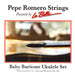 Pepe Romero Strings Baby Bariton Ukulele (UBB)