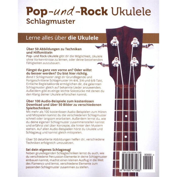 Pop- und Rock Ukulele Schlagmuster (2. Ausgabe) Backcover