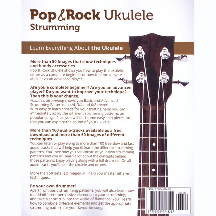 Pop Rock Ukulele Strumming (English Version) Backcover