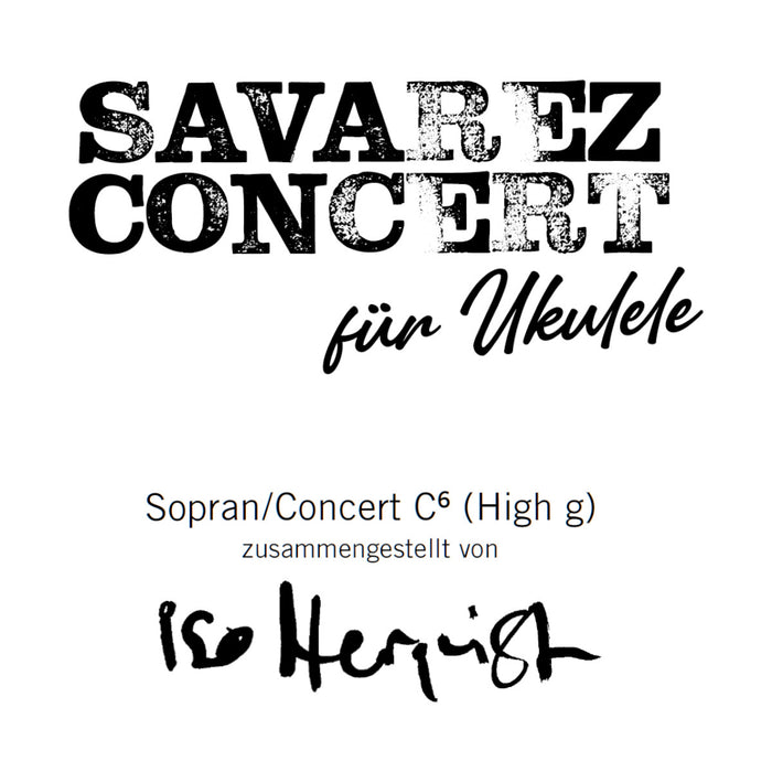 Iso's Savarez Sopran/Konzert High G Ukulele Saiten