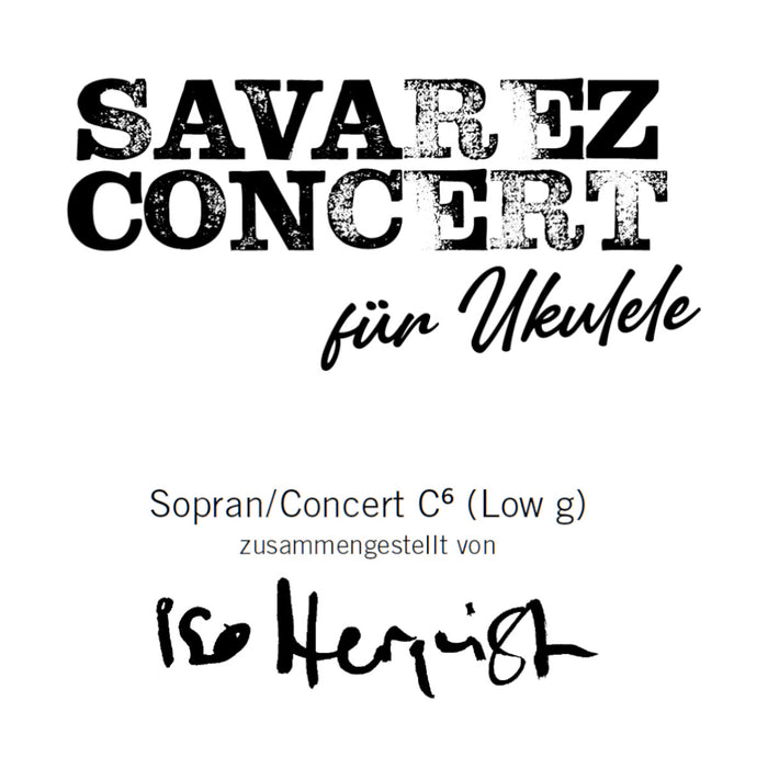 Iso's Savarez Sopran/Konzert Low G Ukulele Saiten
