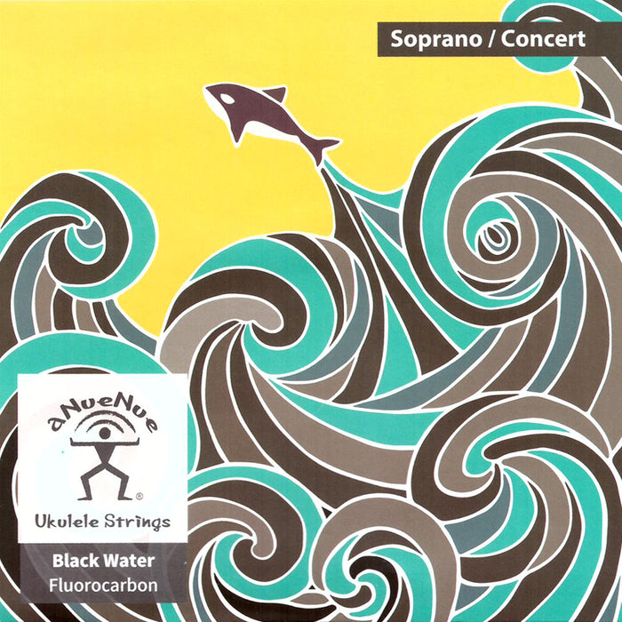 aNueNue Black Water Ukulele Strings Sopran/Konzert